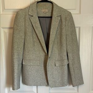 LOFT Heathered Gray Blazer